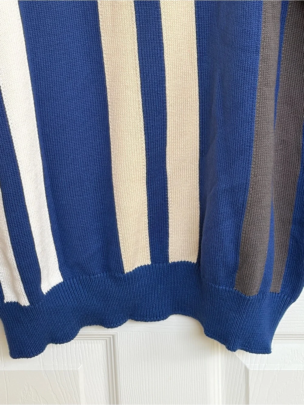 Vintage Pringle Nick Faldo Crewneck Sweater Golf Size M Oversized Striped
